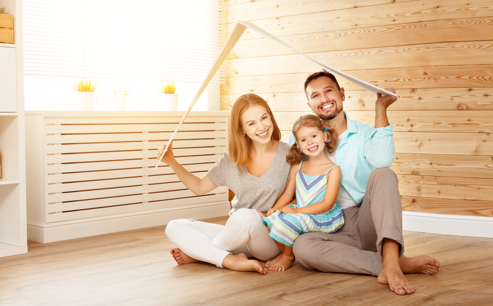 family in the attick