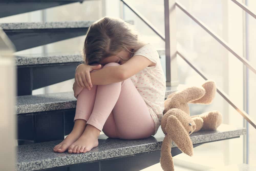 sad little girl