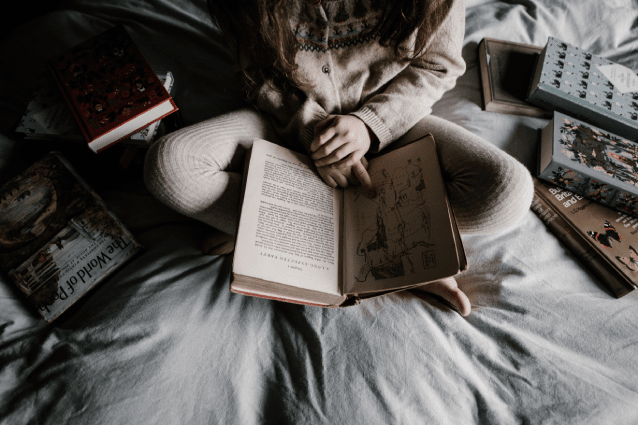 read a book before bed
