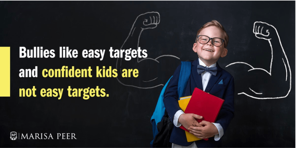 bullies like easy targets