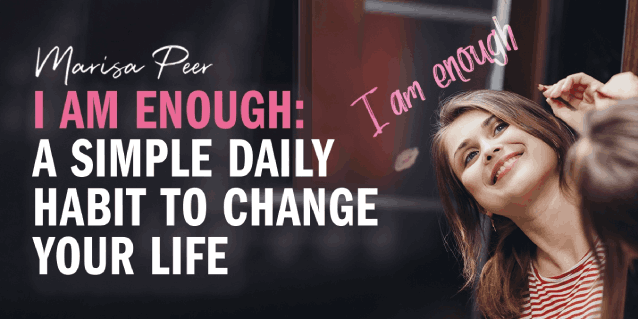 I am enough Marisa Peer